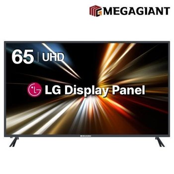 메가TV 65인치 4K UHD 대형 일반 원룸 호텔 아파트 중소기업TV SMG65U_스탠드 설치
