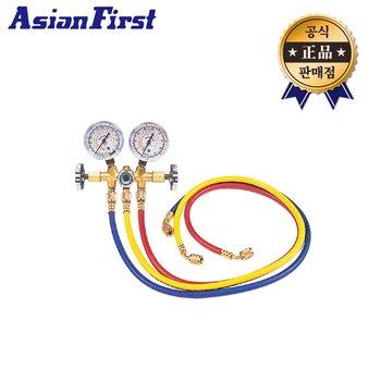 아시안퍼스트 냉동게이지세트 CT-A536G 구냉매용 매니폴드 R22 냉매게이지