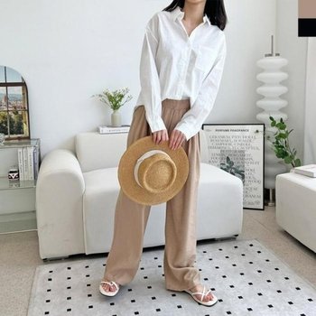 [mbSr6D_66]와이드 밴딩 슬랙스 2컬러 DJJ-SS1006W (50858437)