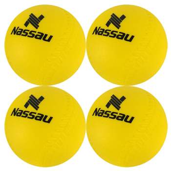 낫소 티볼 소프트 폼볼 옐로우 4P 야구 배팅 연습 경기 티볼공 소프트티볼 연습티볼 배트티볼