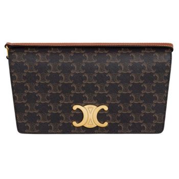 셀린느 트리오페 트라페즈 캔버스 숄더백 탄 199282 CUZ 04LU 143623556