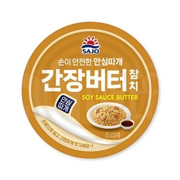 사조 간장 버터 참치 100G x 10개입