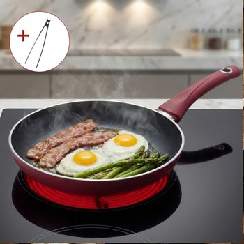 펜소팔 이태리 인덕션 프라이팬 스테이크 고기불판 26cm [바이오텡크] 집게증정!