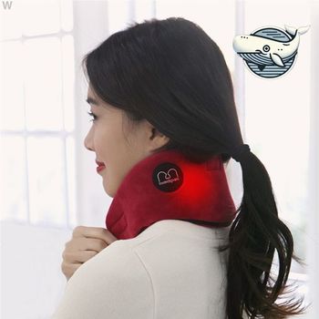 온열 기능성 넥워머 따뜻한 발열 스카프 와인색 맘스품겨울제품