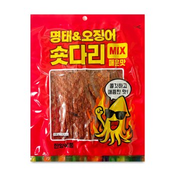 한양식품 명태오징어 숏 다리 믹스 매운맛 230g