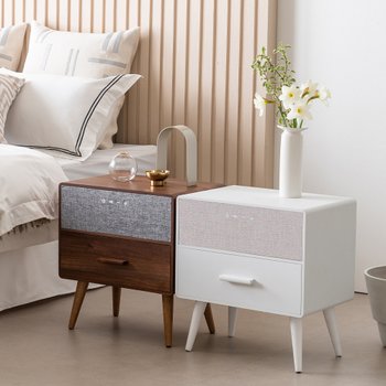 라르츠 협탁스피커 화이트