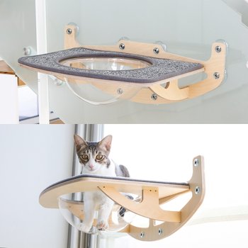 [오늘출발] 보리냥 윈도우 캣워크 캣타워 고양이 해먹 아크릴볼 GO22325