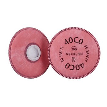 (그린툴샵) SG생활안전 방진필터 - 40C0 (특급탈취) 2EA (840-1658)