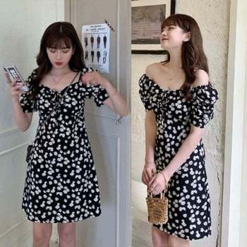 모노무드 은플레이스 러블리 플라워 린넨원피스 포인트 46 B 데이지 오프숄