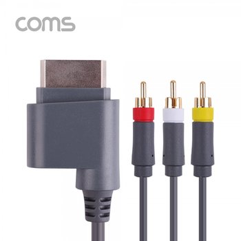 (ND494) Coms 게임기 AV 케이블 / XBox360용 / 1.8M / XBox to 3RCA