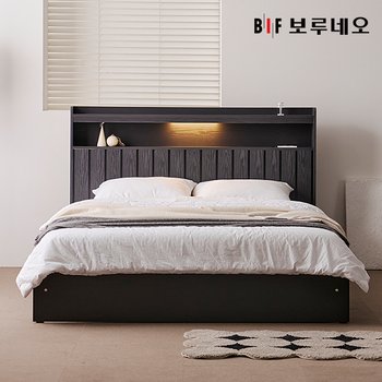 앳홈 산다라 LED 일반침대 SS-매트리스 미포함
