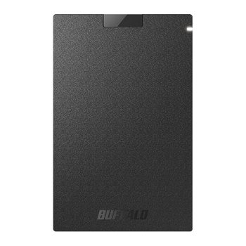 [해외] 버팔로 SSD 외장형 2.0TB USB3.2Gen1 포터블 컴팩트 PS5/PS4 호환 블랙 SSD-PG2.0U3-BC/N