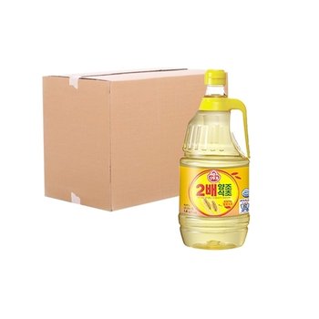 [박스] 오뚜기 2배양조식초 1.8L 6입
