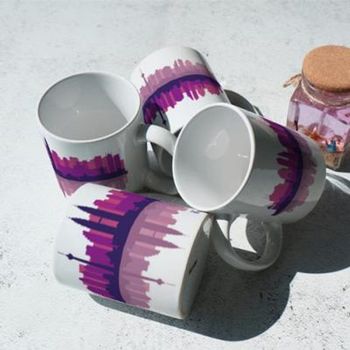 산동세라믹/천호 bc288-디자인머그컵4p-말레이시아쿠알라룸푸르여행