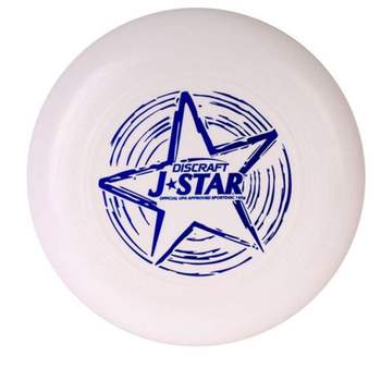 J스타 YRU802D4 플라잉디스크 원반 부메랑 흰색 24cm 145g