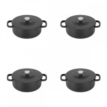 [해외] CombeKK 4 Pc 컨벡스 미니 더치 오븐