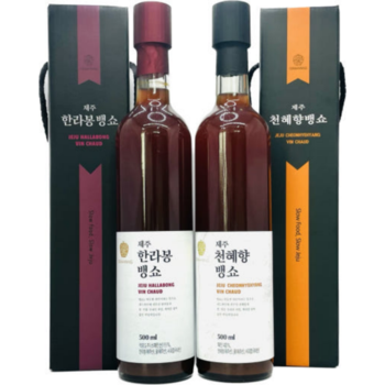 제주 한라봉 천혜향 뱅쇼 500ml 선물세트 논알콜음료 액상차 여행 선물 기념품