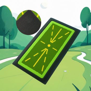 골프 궤도분석 매트 스윙 궤적 표시 디봇 퍼팅 연습