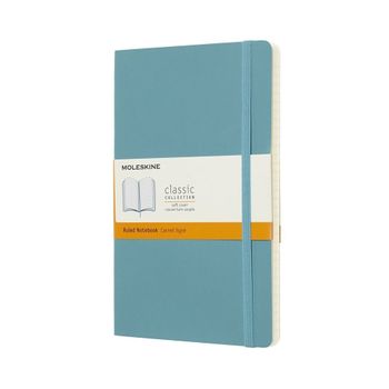 몰스킨 클래식노트 룰드 리프블루 소프트 L