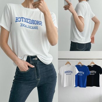 위쉬몰 NM 쇼디치스판반팔티셔츠(X480H603) 빅사이즈