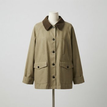 온앤온 카라 배색 자켓 M/BEIGE EVR NJW6W-M9140 9U