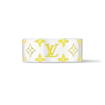 26 FW 루이비통 LV Mosaic 모자이크 플레이풀 휴 솔리드 브라스 에나멜 링 반지