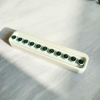 자동차 656XNM37 차번호판 새차선물 주차번호판 주차번호판 벤