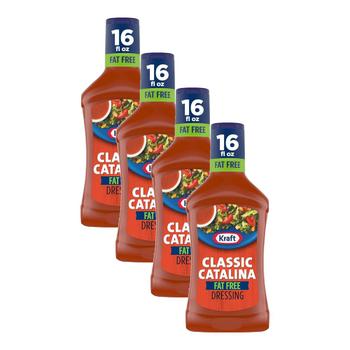 [해외] 미국직구 Kraft 크래프트 클래식 카탈리나 드레싱 팻프리 473ml 4팩
