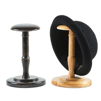 원목 탁상용 모자 마네킹 쇼윈도 전시 행거 (소 22cm)