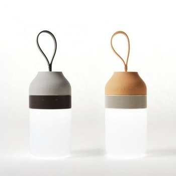 고품질 파우트 휴대용 LED 블루투스 스피커 1.5W EARS2 크림색/76.5x76.5...