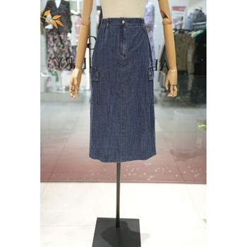 일부소량 [ BG] 데님PK스커트 (A6M4S278)