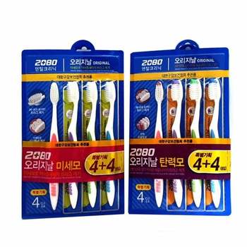 2080 칫솔세트 8P 탄력모칫솔 2080칫솔