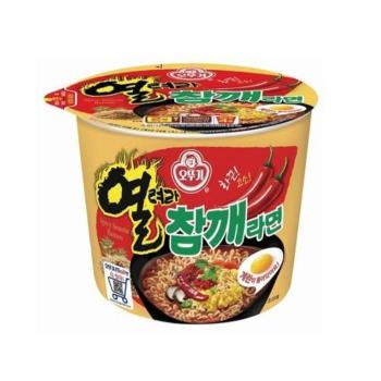 [(주)오뚜기] 오뚜기 열려라 참깨라면 용기 110G 12개 (1박스) (S51998704)