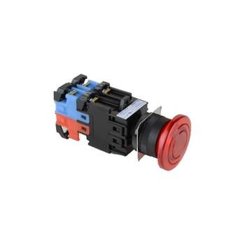 건흥전기 1A1B 푸시온 자동 복귀 스위치 LED 230VAC LAMP ON-(ON) 22mm (KH-2204L
