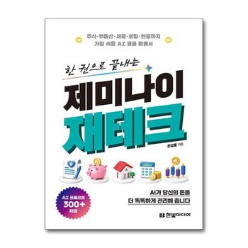 한 권으로 끝내는 제미나이 재테크 - 주식·부동산·세금·보험·연금까지 가장 쉬운 AI 금융 활용서