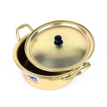 수냄비 810DLX45 양은 업소용 식당 라면 찌개 양수 냄비 22cm
