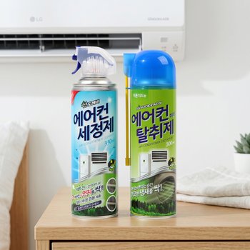 [오늘출발] 산도깨비 에어컨 세정제 330ml 1개 + 에어컨  탈취제 300ml 1개