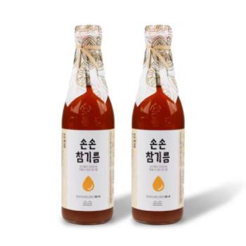 손손 참기름 350ml + 350ml 2병 향좋은 (S41559357)