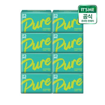 잇츠미 퓨어 생리대 대형 10P x8개(총 80개)