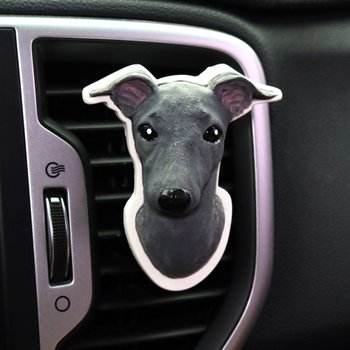 해피독스 이탈리안 그레이 하운드 석고방향제 송풍구 강아지 디퓨저 귀여운 선물