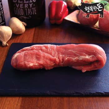 국내산 냉장 한돈 돼지고기 안심 덩어리 돈가스용 500g