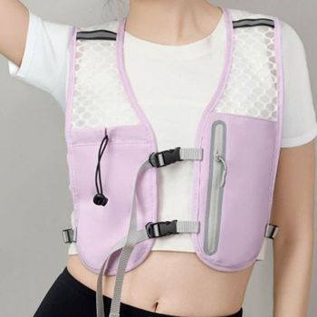 넉넉한 BO88ZL53 후면 수납 세로포켓 러닝 조끼 마라톤 베스트