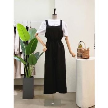 24FS3A9PT5315 스트링 포인트 와이드 점프슈트_P359947734