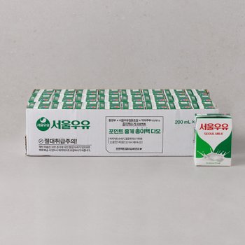 [서울우유] 멸균우유 200ml*24입