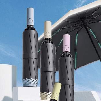 스마트 거꾸로 자동 3단 접이식 우산 양산 우양산 장마철 필수템