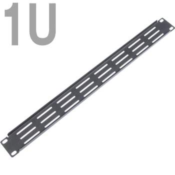 강자 960GYI90 넷메이트 허브랙 통풍식 블랭크 판넬(1U/블랙) CYPV-1U(Black)