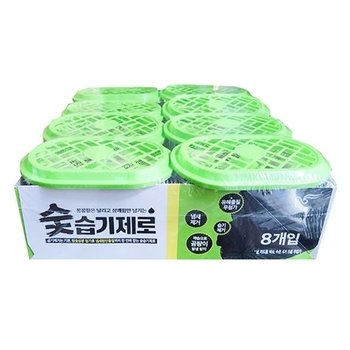 고품질 피죤)숯습기제로8입(300gx8개입) (WDA780D)