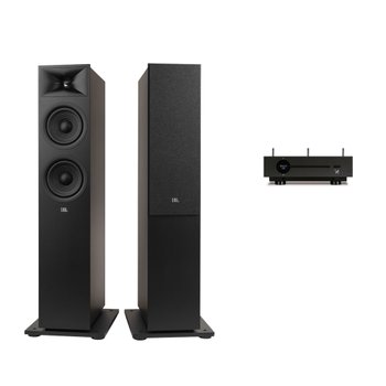 쿼드 Artera Solus Play + JBL STAGE2 260F 네트워크 오디오 앰프 스피커