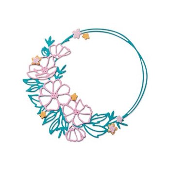 씨직스 씬릿츠 다이 세트 7PK - 플로랄 라운드 666522