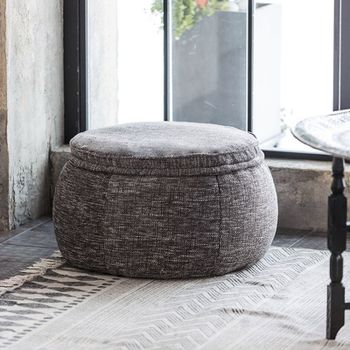 세계1위 빈백 테이블 Wing Ottoman 윙오토만 Luscious Grey그레이 발받침..[23849088]